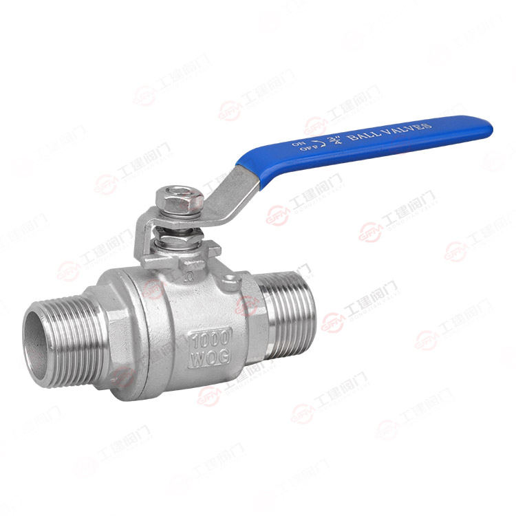 Two piece inner and outer ball valve