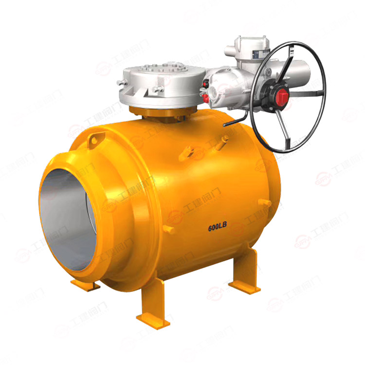 Electric fully welded ball valve