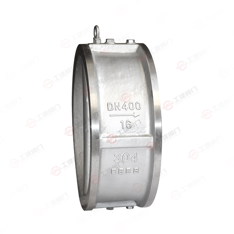 Butterfly style clamp check valve