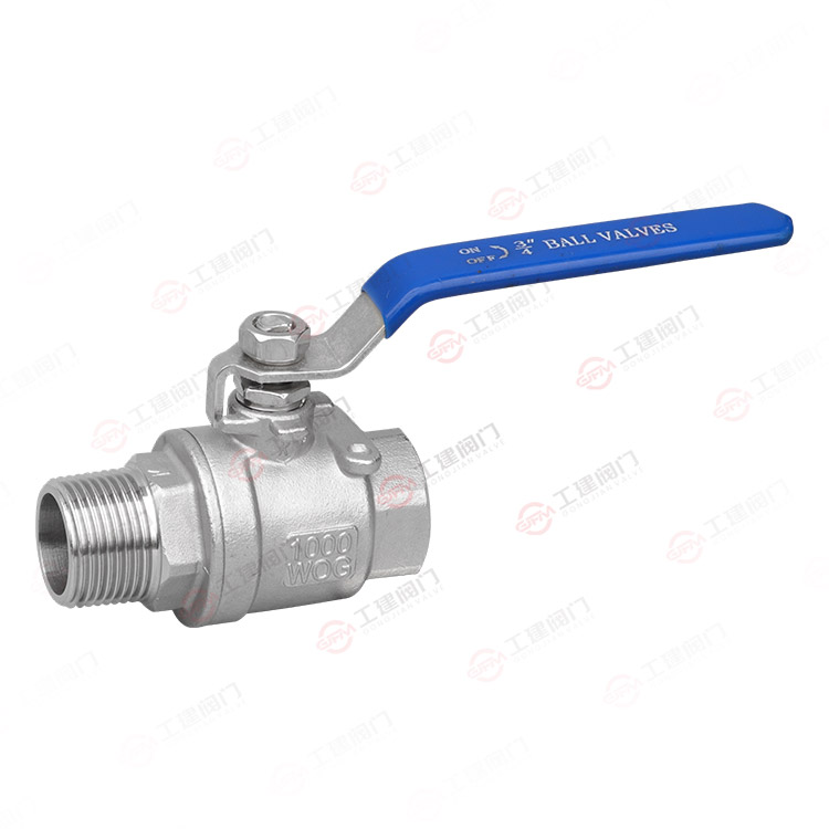 Two piece inner and outer ball valve