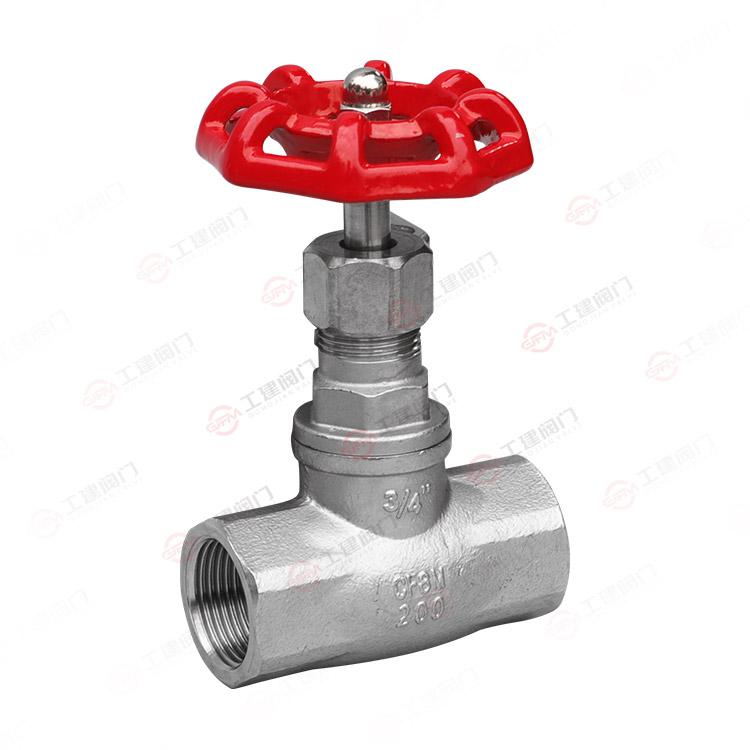 Threaded globe valve