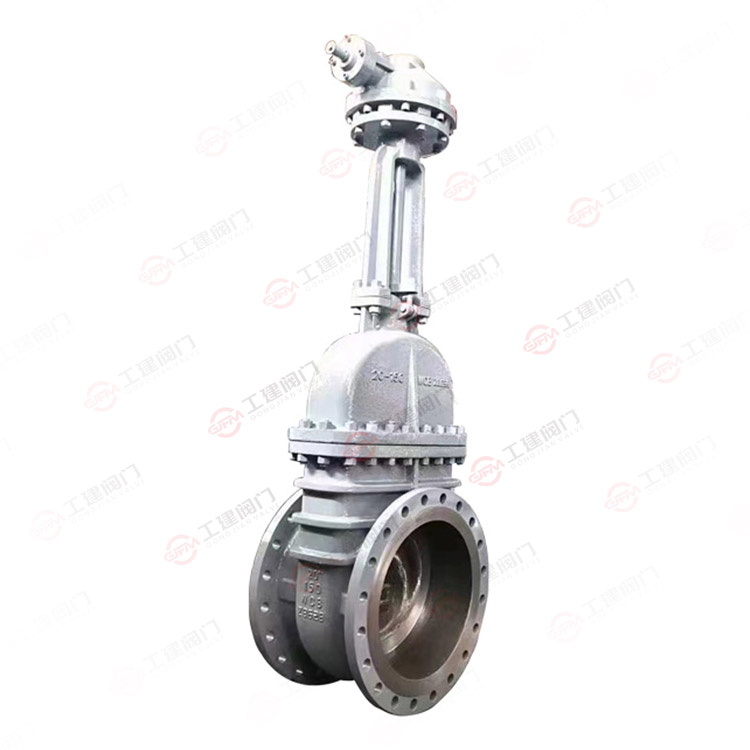 American standard cast steel umbrella gear gate valve